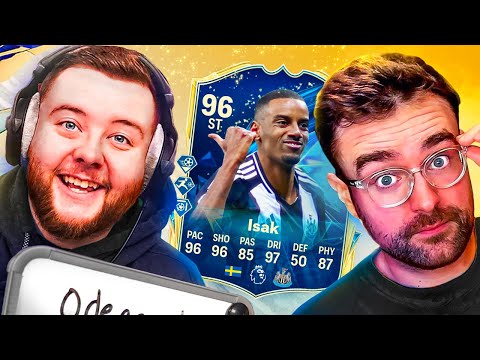 FC25 Squad Builder Showdown! TEAM OF THE SEASON ISAK!!!
