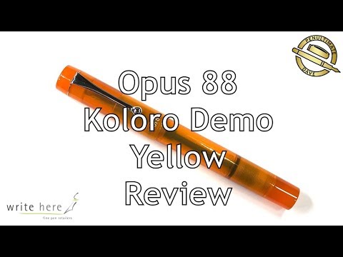 Opus 88 Koloro Yellow Demonstrator Unboxing and Review