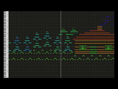 MIDI Drawing no. #11 - The Adventures of a Little Girl