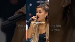 Ariana Grande 🌻 |Live| One last time | Lyrics