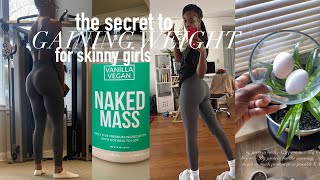 The Secret to Gaining Weight for Skinny Girls pt.1| GAIN 5+ POUNDS IN ONE WEEK | NO APETAMIN