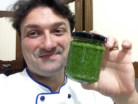 Pesto a la Genovesa, receta italiana original