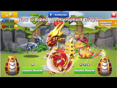 How to Breed The Hierophant Dragon-Dragon Mania Legends | All Breeding Combo The Hierophant Dragon