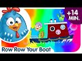 Row Row Row Your Boat Chalo Naav Leke Hindi Nursery Rhymes For Kids Lottie Dottie Murgi