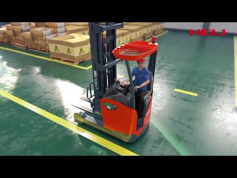regalni viličar LI-ION HELI G2/G2 Series 1 6 2t Sit down Lithium Battery Reach Truck 80v