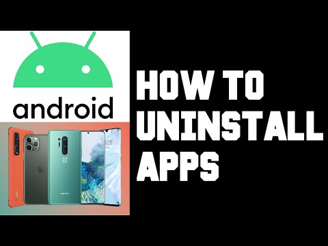 How To Uninstall Apps on Android Phone Smartphone - Uninstall Apps on LG Samsung One Plus
