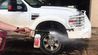 Dirty Truck Turns White with Hotsy Pressure Washer
