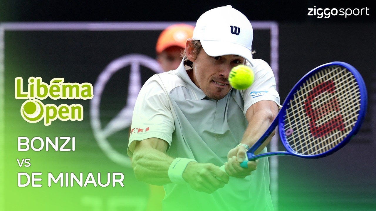 FABELACHTIGE DROPVOLLEY TIJDENS BREAKPOINT!! 🥵🔥 | Bonzi vs de Minaur | Libéma Open 2026