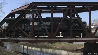 preview picture of video 'Norfolk Southern at Canal Park Allentown, PA 4/27/13 Part Three'