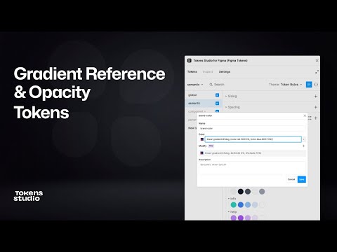Creating a Gradient Token with Reference & Opacity