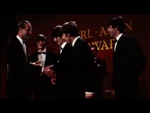 The Beatles Receive Awards At The Carl Alan Awards 1963-64 - Color Footage - 23 March 1964