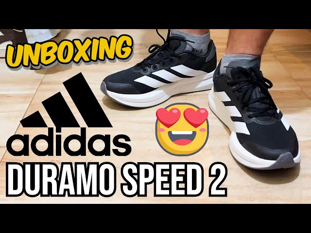 Vídeo relacionado con adidas Hombre Duramo Speed 2 Running Shoes, Core Black/Cloud White/Grey Five, 43 1/3 EU
