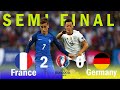 France vs Germany 2X0 Euro 2016 Semi Final All Goals & Highlights