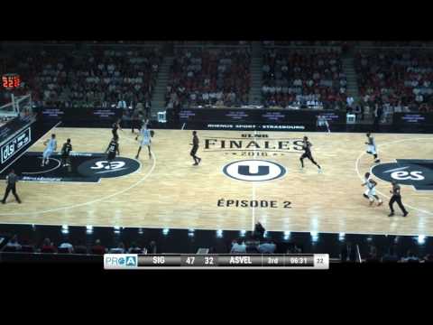 Finale PRO A - SIG - ASVEL - paniers à 2 points de la SIG