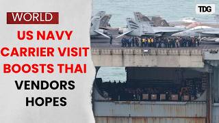 US Navy Carrier Arrives In Thailand | 5,000 Sailors Boost Hopes For Thai Vendors