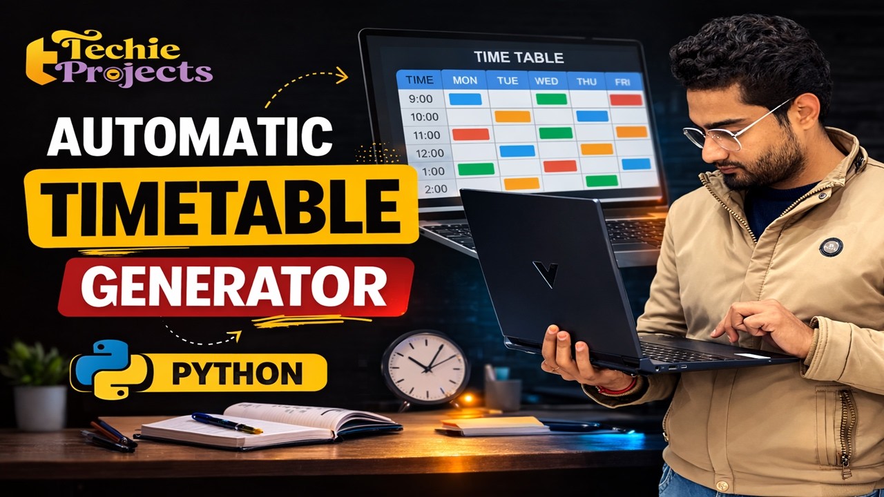 Automatic Timetable Generator Project Develop using Django and Sqlite3 | Python Projects for Resume