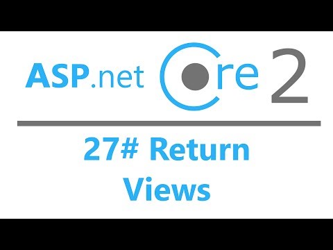27 Asp Net Core 2 0 MVC Return View