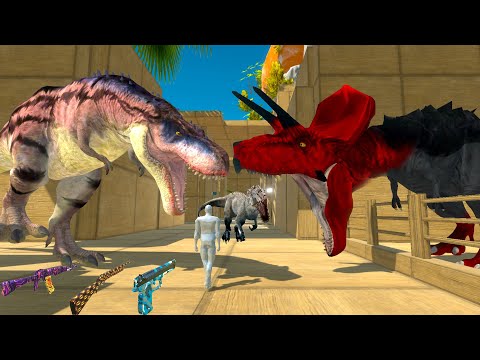 FPS AVATAR ESCAPE In The PREHISTORIC DINOSAURS LABORATORY - ARBS