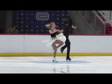 Eva PATE & Logan BYE 2024 Lake Placid Ice Dance International Free Dance Charlie Chaplin medley