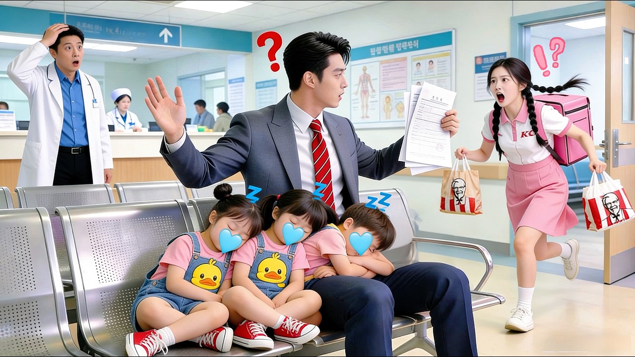 Doctor said CEO infertile, then suddenly 3 mini versions of him, sleep on him, calling "Dad"!😮😮