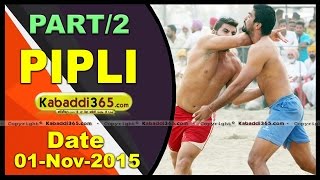 (1) Pipli (Faridkot) Kabaddi Tournament 1 Nov 2015