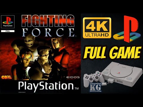 Fighting Force | PS1 | 4K60ᶠᵖˢ UHD🔴| Longplay Walkthrough Playthrough Full Movie Game