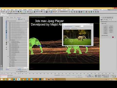 How to play jpeg sequence in 3ds max
