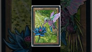 Black Lotus Petal Hummingbird Alter #alteredartmtg #mtgalter #cedh #mtg