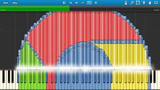 GOOGLE CHROME Synthesia MIDI Art GOOGLE CHROME Synthesia MIDI Art