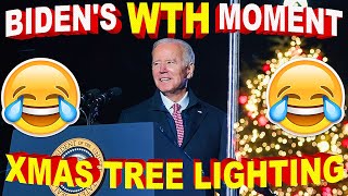 Joe Biden Makes Christmas Tree Lighting Super Awkward For All - 2 minute Delay