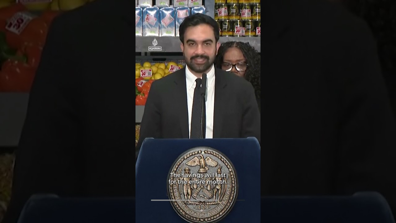 Video | Mamdani tackles cost of living crisis in New York with 30% discounts