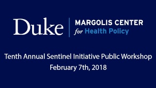 2018 Sentinel Initiative Annual Public Workshop