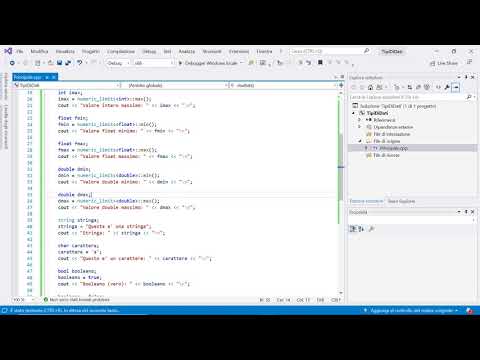 04 - C++ - Tipi di Dati