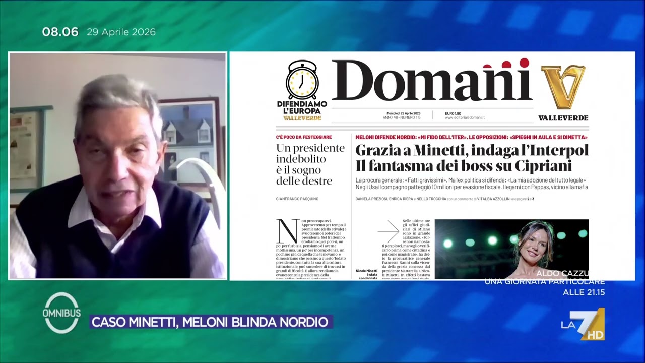 Caso Minetti, Padellaro: "Quirinale poteva pretendere una riflessione approfondita. Dimissioni ...
