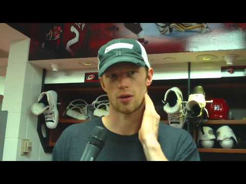 Carolina Hurricanes Eric Staal after 6-3 win over Senators, 1/25/14