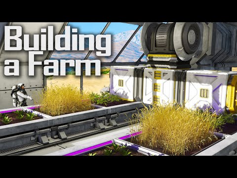 Getting Started with Farming | Automated Harvesting, Warning System, Airtightness in Space Engineers