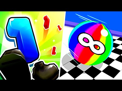 Crazy Number Run vs Ball Run Infynity - Max Level Gameplay (Part 1)