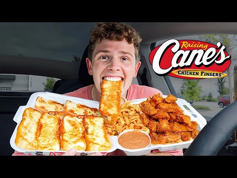 Raising Canes Full Menu Challenge!