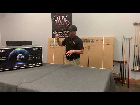 Unboxing Hisense 4K 100 inch Laser TV