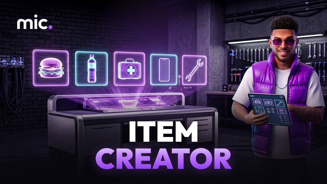 ITEM CREATOR - GTA V Script on Forge Mods