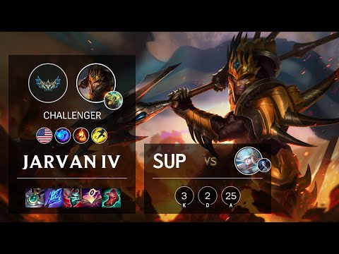 Jarvan IV Support vs Janna - NA Challenger Patch 12.5