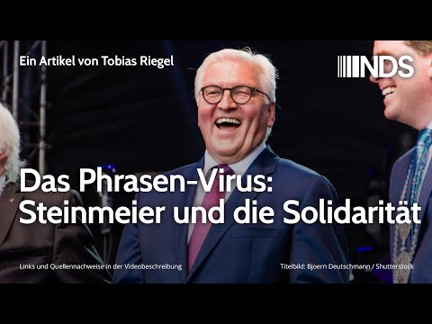 Das Phrasen-Virus: Steinmeier und die Solidarität | Tobias Riegel | NDS | 27.03.2020
