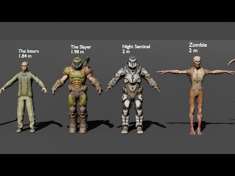 DOOM Eternal scale comparison 📏
