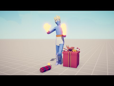 PRESENT ELF & DYNAMITE THROWER vs EVERY UNIT - Totally Accurate Battle Simulator TABS