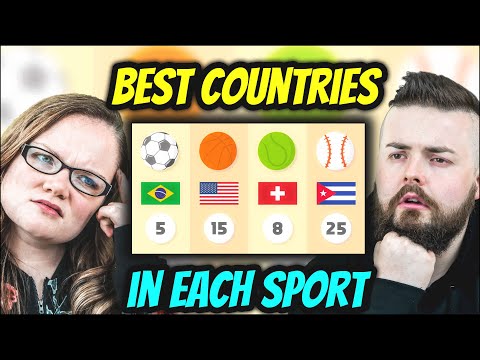 Irish Couple Reacts | Best Countries in Each Sport #IrishCouple #Sports