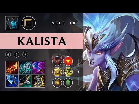 Kalista Top vs Akali - VN Grandmaster Patch 25.23