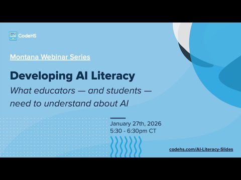 Developing AI Literacy thumbnail