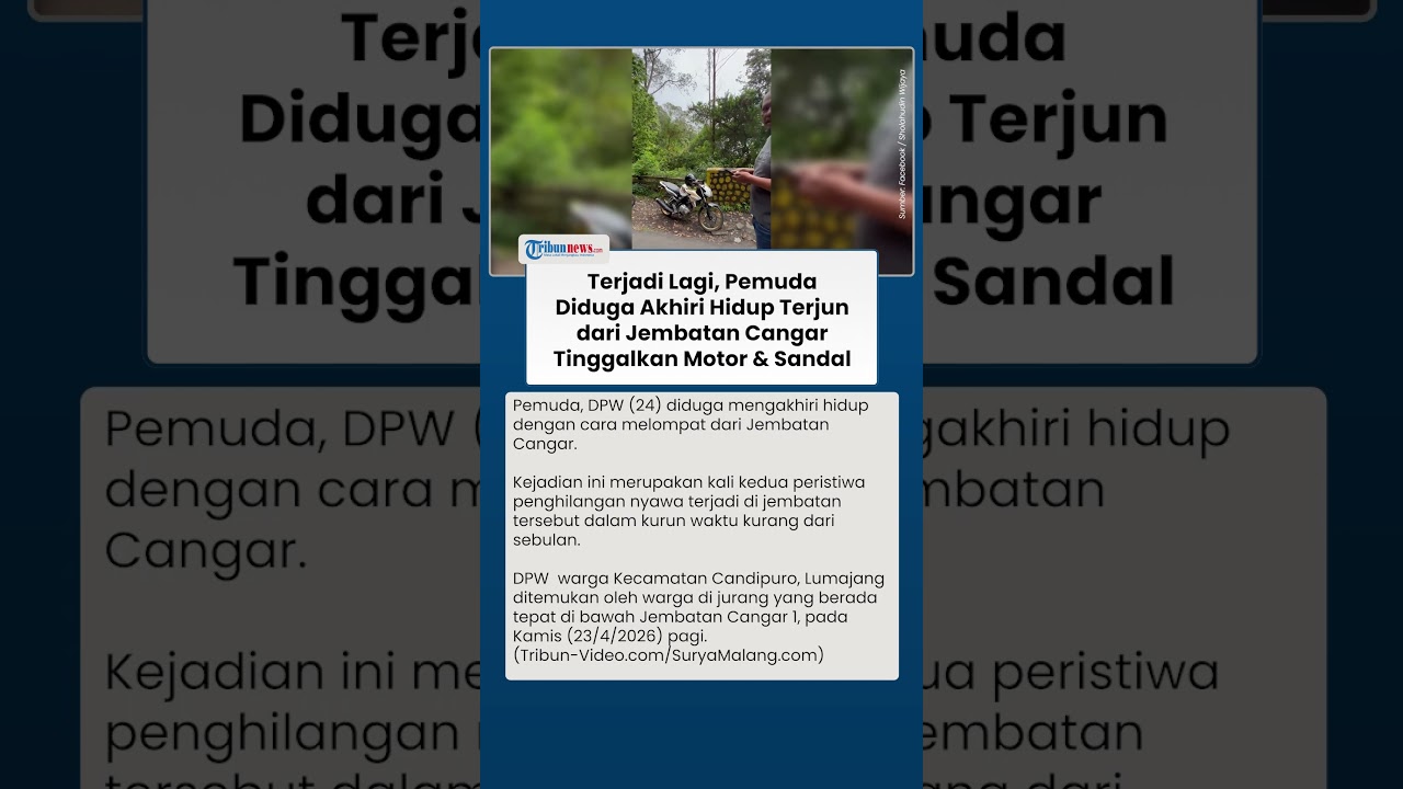 Seorang Pria Ditemukan Meninggal di Bawah Jembatan Cangar Jatim, Warga Lumajang Diduga Akhiri Hidup