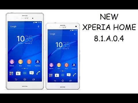 Xperia Home 8.1.A.0.4 brings Auto Rotate and possibility to change Icon Size!