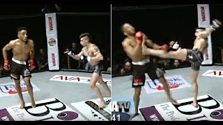 Bolo Punch analysis: MMA Fighter taunting fail KO